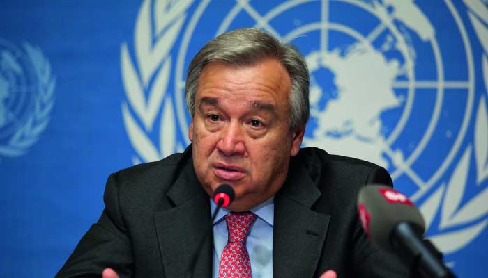 اقوام متحدہ سیکرٹری جنرل انتونیو گوتریس۔فوٹو: فائل