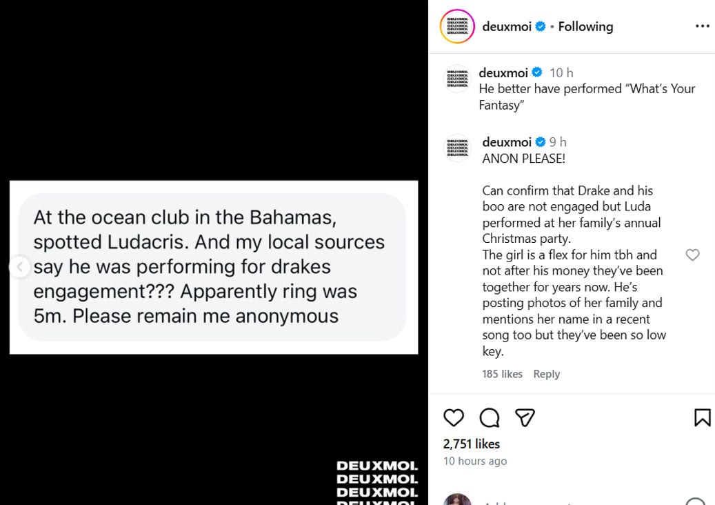 Drake gets engaged to rumoured girlfriend in Bahamas amid RICO charges?