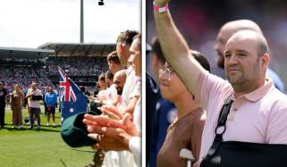 ایشیز سیریز کا آخری ٹیسٹ،  سڈنی واقعے کے ہیروز کو خراج تحسین 