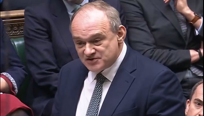 لبرل ڈیموکریٹس کے سربراہ ایڈ ڈیوی(تصویر سوشل میڈیا)۔