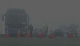  دھند کے سبب متعدد مقامات پر موٹرویز بند