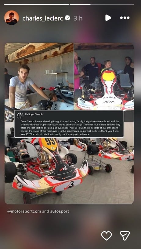 Picture Credit: Charles Leclerc/ Instagram