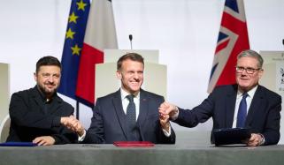 یوکرین میں فوج تعینات کرنے پر برطانیہ اور فرانس میں اتفاق