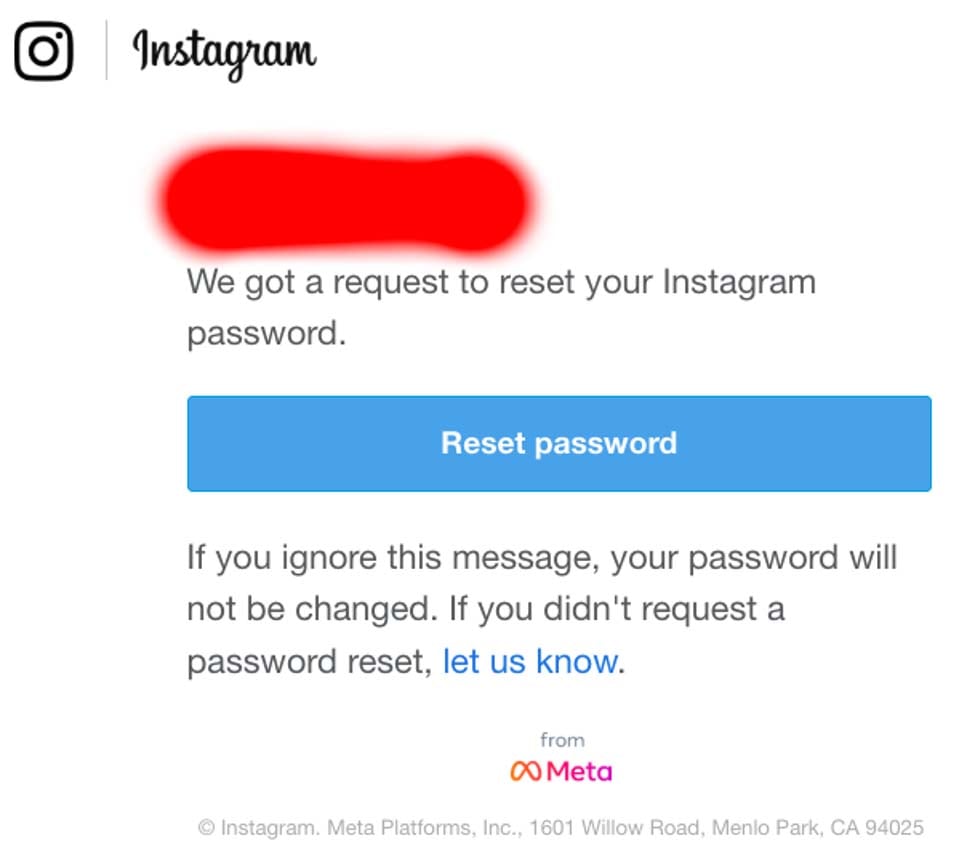 Are Instagram password reset emails a phishing attack? How to protect yours