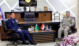 ائیر چیف مارشل ظہیر احمد بابر سدھو کا دورۂ عراق، عراقی فضائیہ کے سربراہ سے ملاقات