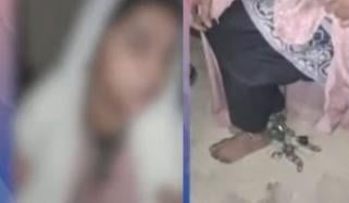 کراچی: ڈیفنس کے فلیٹ میں زنجیروں سے بندھی خاتون بازیاب