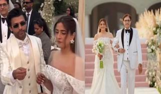 کریتی سینن کی بہن نو پور شادی کے بندھن میں بندھ گئیں، تصاویر وائرل