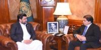 گورنر سندھ سے وفاقی وزیر ریلوے حنیف عباسی کی ملاقات