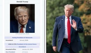 امریکی صدر ڈونلڈ ٹرمپ نے خود کو وینزویلا کا عبوری صدر قرار دے دیا