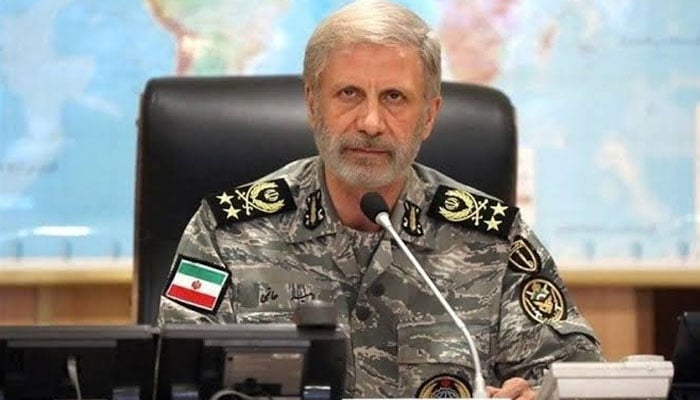 ایرانی فوج کے سربراہ میجر جنرل امیر حاتمی(فائل فوٹو)۔