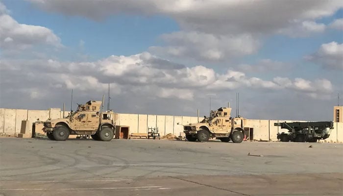 عراق کے علاقے عین الاسد میں موجود امریکی فوجی اڈہ (فائل فوٹو)۔