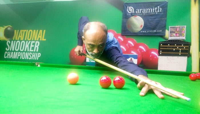 نیشنل اسنوکر میں عبدالستار کی عمدہ کارکردگی، 133 کا بریک کھیلا