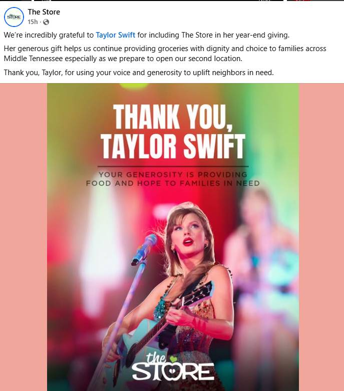 P.C. Facebook/The Store