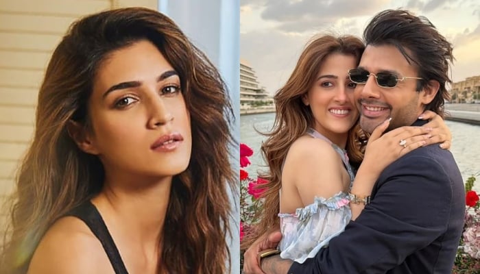 Kriti Sanon wholeheartedly welcomes brother-in-law Stebin Ben in her family