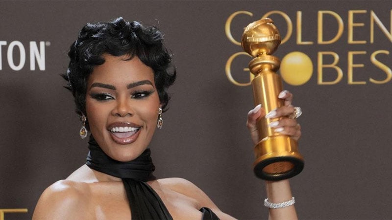 Teyana Taylor reveals emotional reunion with daughters after Golden Globe Win