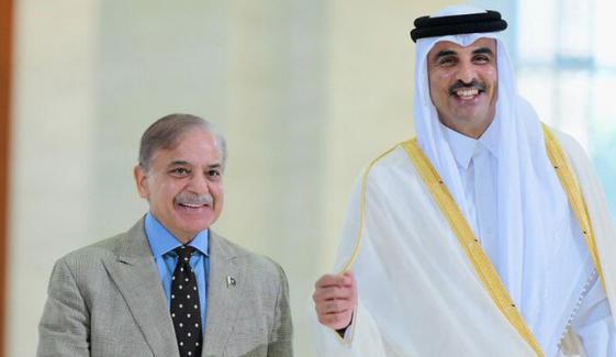 وزیراعظم شہباز شریف سے قطری امیر شیخ تمیم بن حمد الثانی کا رابطہ