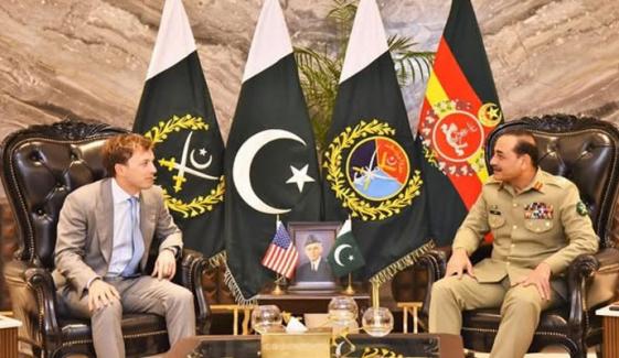 فیلڈ مارشل سے ورلڈ لبرٹی فنانشل امریکا کے وفد کی ملاقات