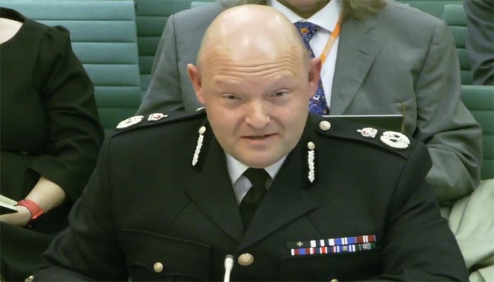 چیف کانسٹیبل کریگ گلفورڈ(تصویر سوشل میڈیا)۔