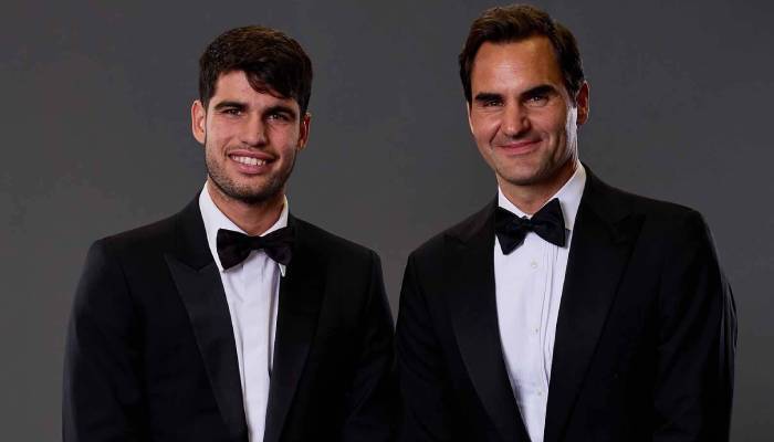 Roger Federer cheers Carlos Alcaraz’s historic Grand Slam dream