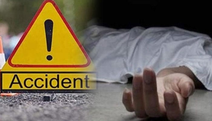 کراچی: ڈمپر کی موٹر سائیکل کو ٹکر، ایک شخص جاں بحق، خاتون زخمی