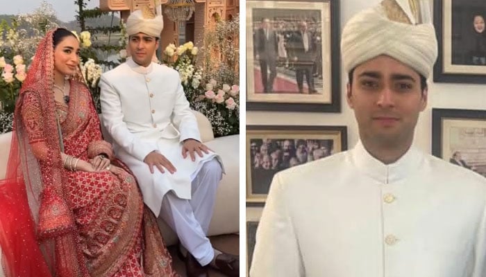 جنید صفدر بارات لے کر لاہور کی نجی ہاؤسنگ سوسائٹی پہنچ گئے