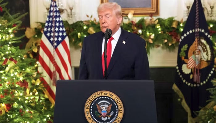 امریکی صدر ڈونلڈ ٹرمپ : فائل فوٹو