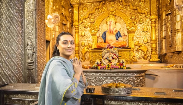 Rani Mukerji seeks divine blessings ahead of ‘Mardaani 3’ release