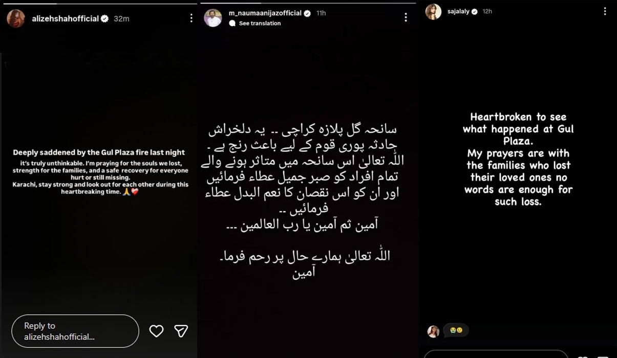 ’گل پلازا ثقافتی ورثہ تھا، تاجروں کا ہی نہیں شہر کا بھی نقصان ہے‘، شوبز انڈسٹری بھی غم سے نڈھال