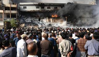 سانحہ گل پلازا: لاشوں کی حالت انتہائی خراب ہونے کے باعث فوری شناخت ممکن نہیں، ڈاکٹر عابد 