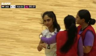 ساف ویمن فٹسال چیمپئن شپ، پاکستان برتری کے باوجود بھارت سے میچ نہ جیت سکا