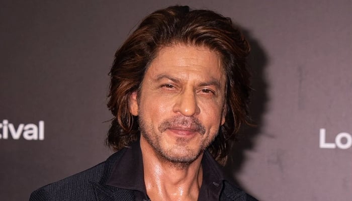 Shah Rukh Khan poses with Millie Bobby Brown, Lee Jung-jae at Joy Awards