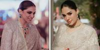 ماہ نور صفدر کا جنید صفدر کے ولیمے میں دلکش انداز سوشل میڈیا پر دیپیکا پڈوکون سے متاثرہ قرار