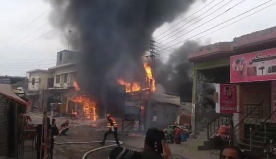 اسلام آباد: دکان میں آتشزدگی، 5 افراد جھلس کر زخمی