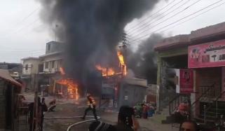 اسلام آباد: دکان میں آتشزدگی، 3 افراد جھلس کر زخمی