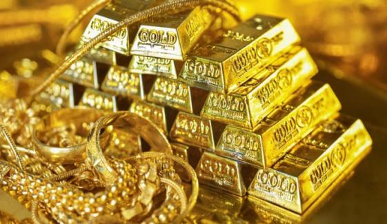 سونے کی فی تولہ قیمت میں آج 9100 روپے کا اضافہ