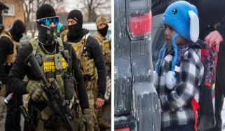 امریکی امیگریشن کا چھاپہ: 5 سالہ بچہ زیر حراست، والد گرفتار