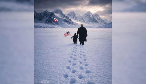 وائٹ ہاوس کی گرین لینڈ سے متعلق ممبہم پوسٹ تنقید کی زد میں