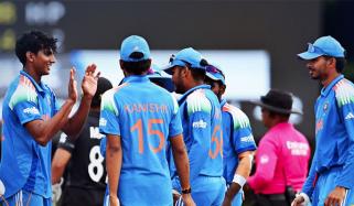 انڈر 19 ورلڈ کپ، بھارت نے نیوزی لینڈ کو 7 وکٹ سے ہرا دیا