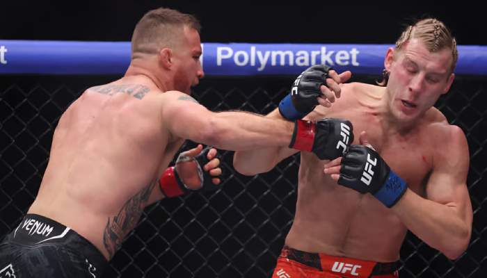Justin Gaethje defeats Paddy Pimblett at UFC 324, sparking social media debate