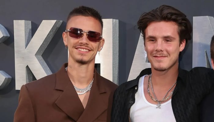 Cruz and Romeo Beckham spotted on romantic double date amid family rift