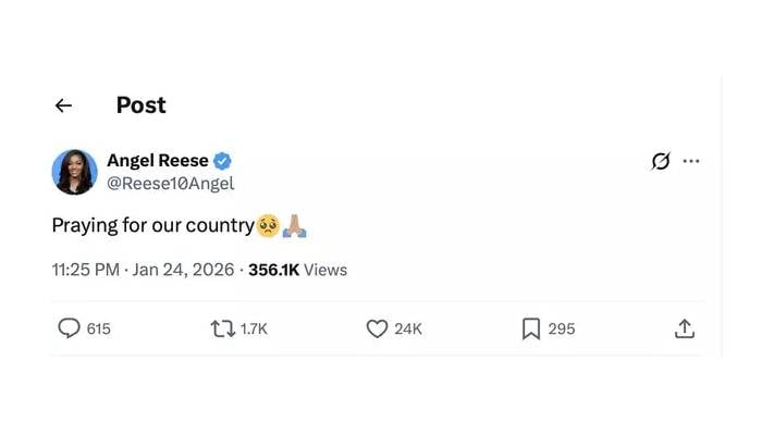 Angel Reese speaks out following fatal shooting in Minneapolis