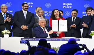 بھارت کو خدشہ ہے ٹرمپ تنازع کشمیر کو بھی بورڈ آف پیس میں لاسکتے ہیں، برطانوی میڈیا