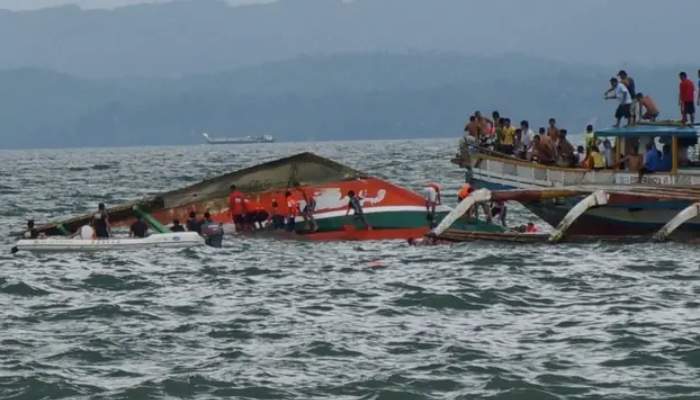 Philippine ferry carrying over 350 people sinks, 15 dead, 28 missing