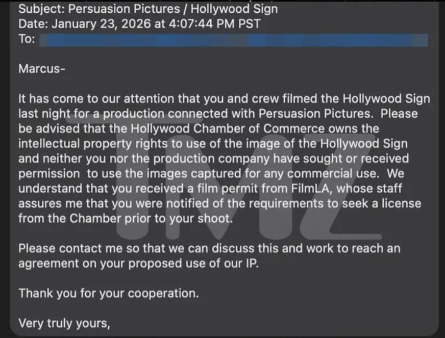 Sydney Sweeney lands in trouble for trespassing Hollywood sign for lingerie campaign