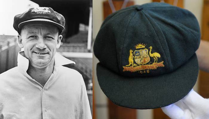 Don Bradmans iconic baggy green cap sells for record price at auction