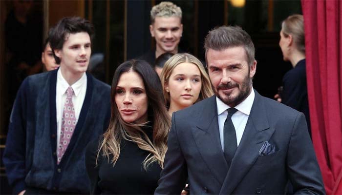 Victoria and David Beckham spotted at Paris Fashion Week amid family drama