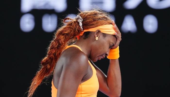 Coco Guaff smashes racket in frustration after crushing loss to Svitolina