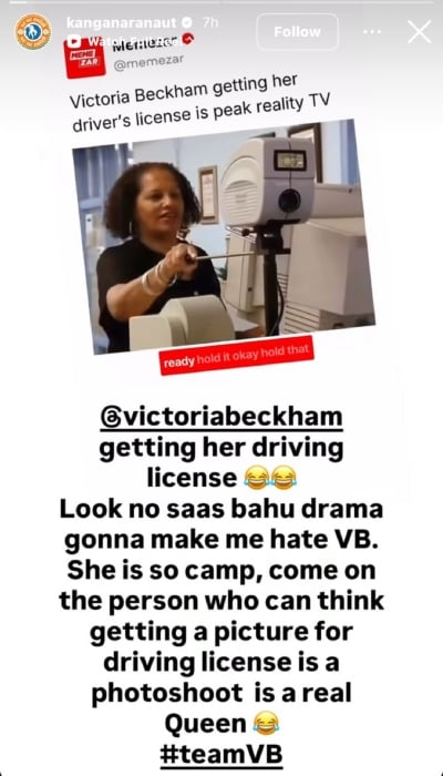 P.C.: Kangana Ranaut/Instagram Stories