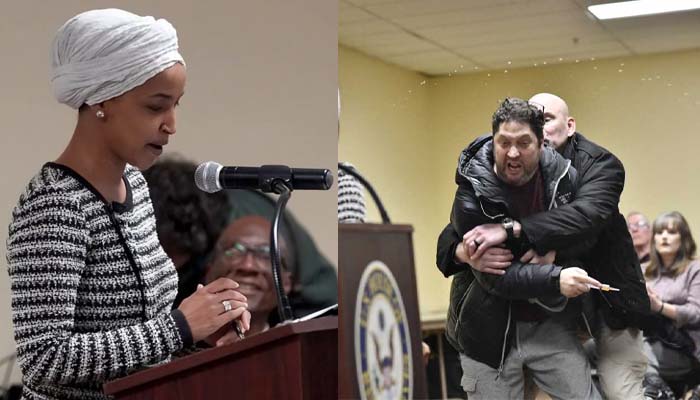 Ilhan Omar sprayed with unknown substance as she calls for Noems resignation
