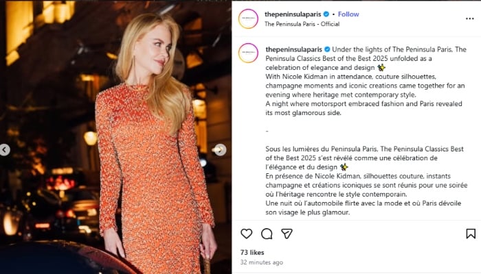 P.C.: Nicole Kidman/Instagram